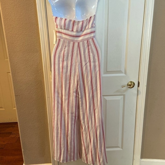 TOBI Carie Stripe Strapless Jumpsuit S/P - Picture 5 of 9